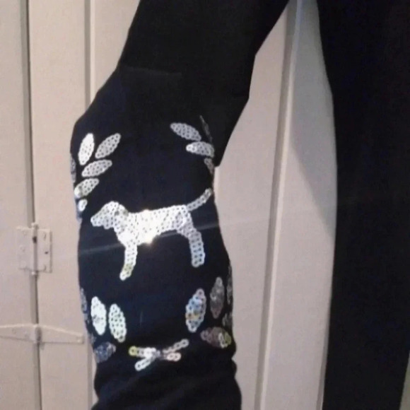 VS PINK bling dog leggings X-small NWOT - Picture 3 of 8